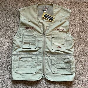 Iraqi Freedom Vest XXL Khaki US Navy Pilot American Coalition Forces Vintage 90s